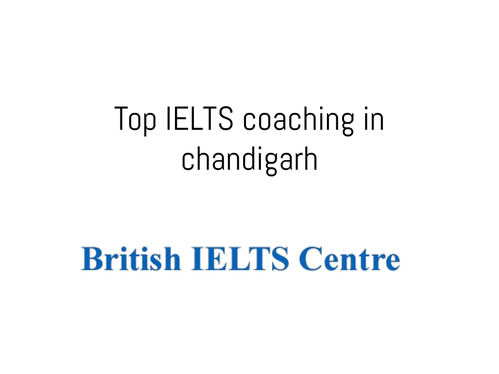 top ielts coaching in chandigarh