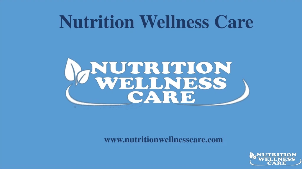 nutrition wellness care
