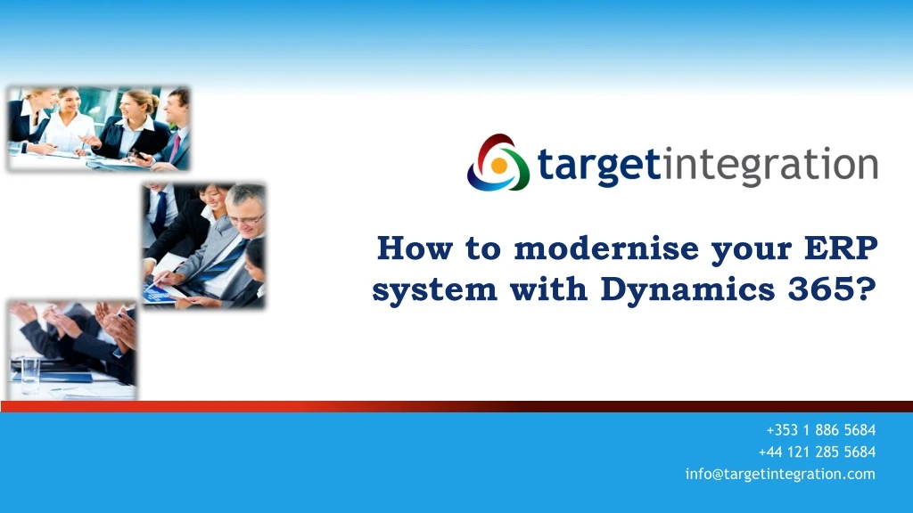 how to modernise your erp system with dynamics 365