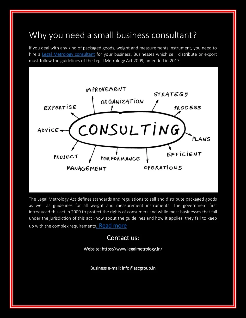 why you need a small business consultant