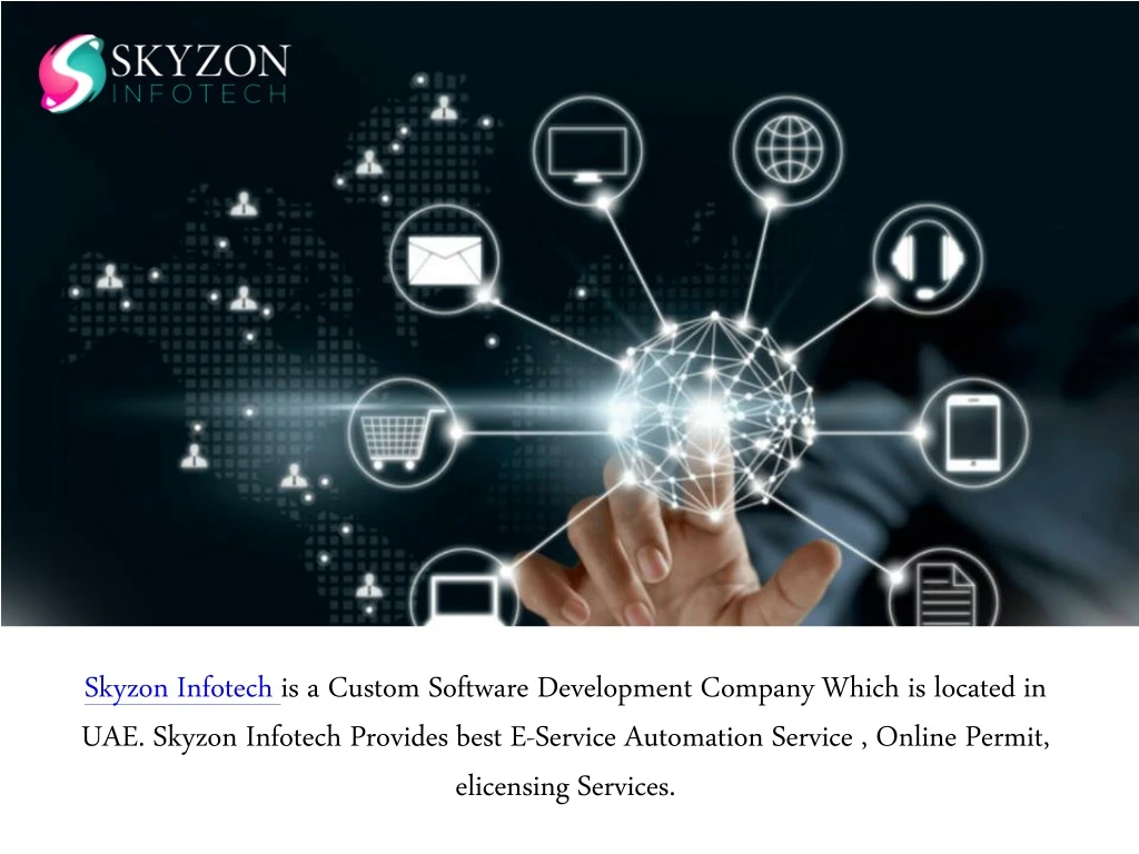 skyzon infotech is a custom software development