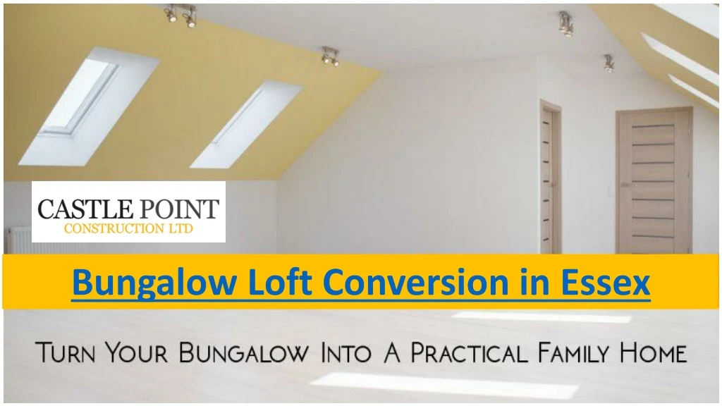 bungalow loft conversion in essex