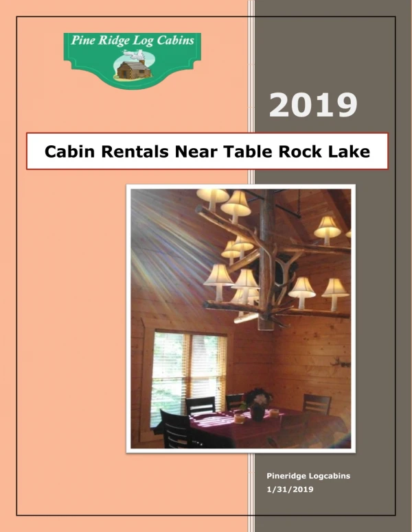 Cabin Rentals Near Table Rock Lake