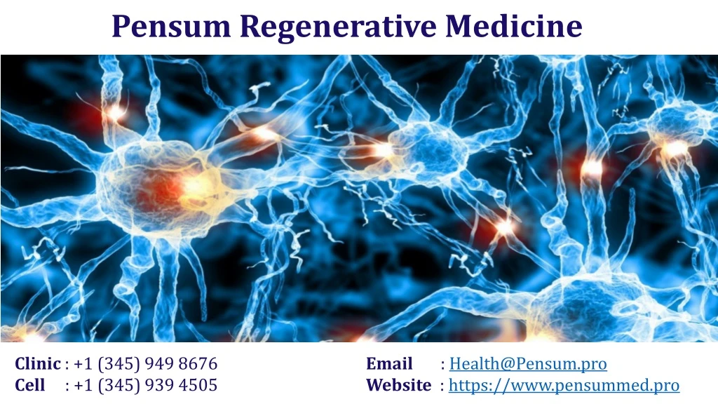 pensum regenerative medicine