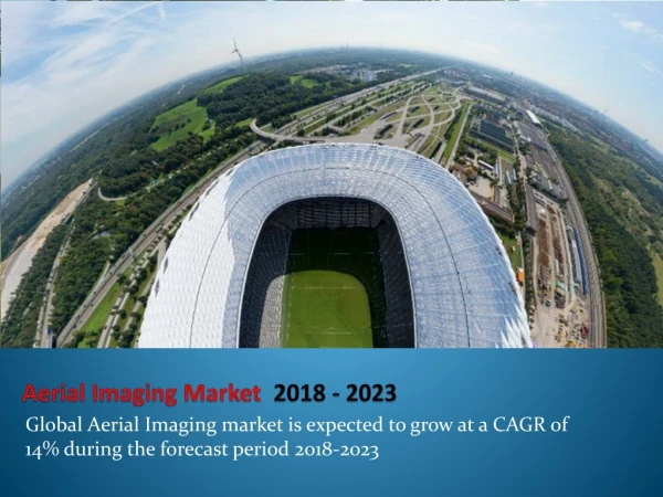 Global Aerial Imaging market is expected to grow at a CAGR of 14% during 2018-2023
