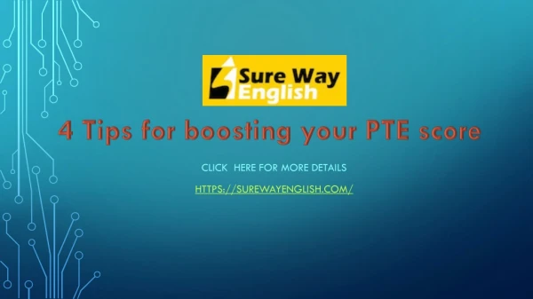 4 Tips for boosting your PTE score