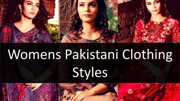 Womens Pakistani Clothing Styles