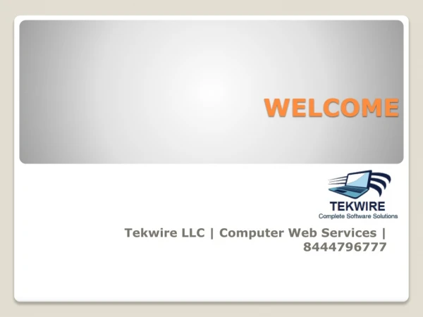 Tekwire | Computer Web Services | 8444796777