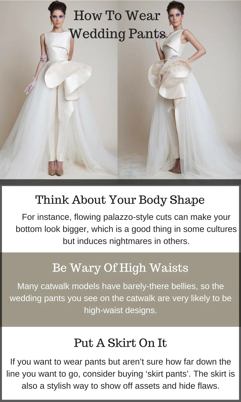 how to wear wedding pants