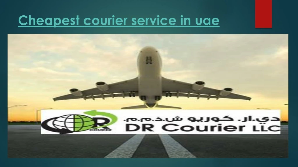 cheapest courier service in uae