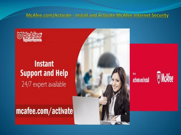 McAfee.com/Activate - Install and Activate McAfee Internet Security