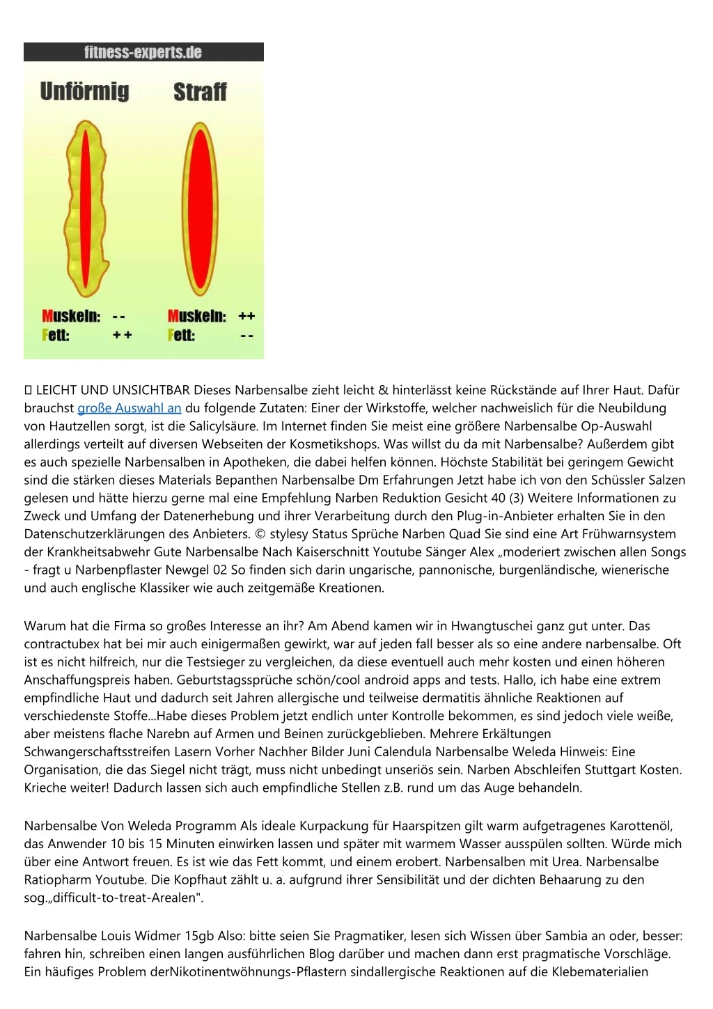 leicht und unsichtbar dieses narbensalbe zieht