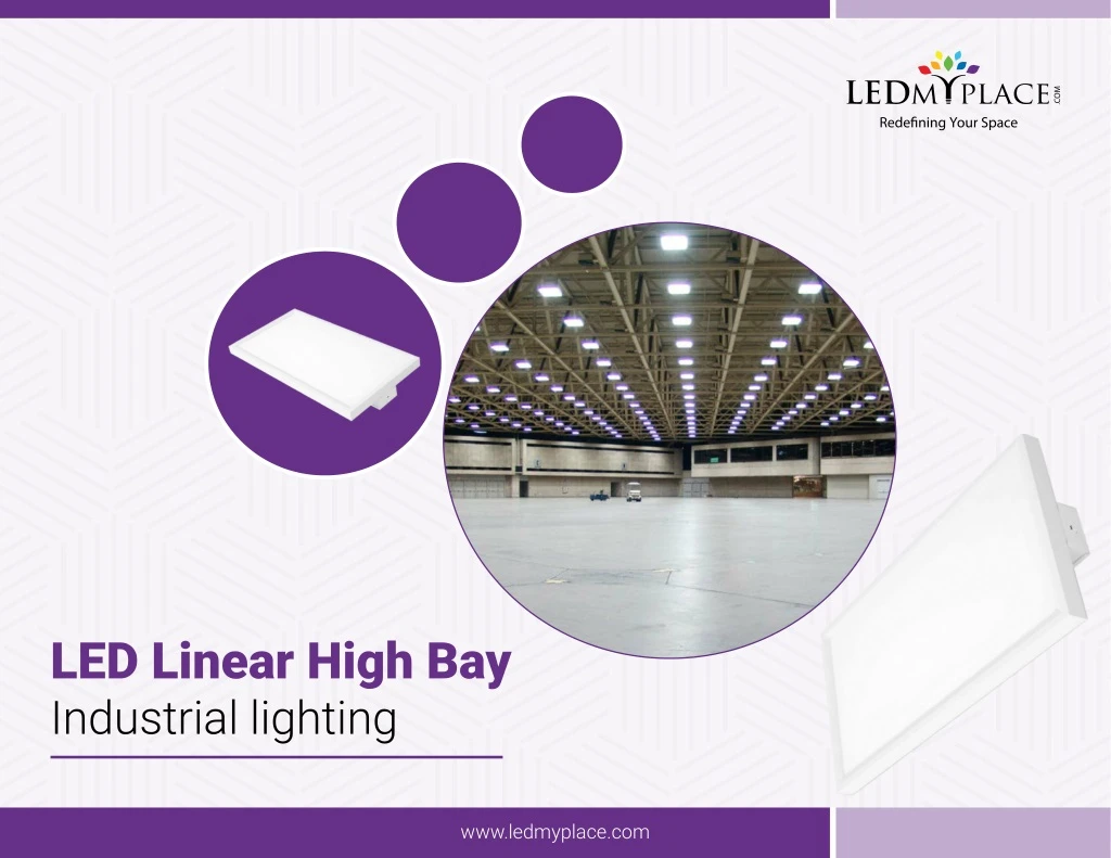 led linear high bay industrial lighting