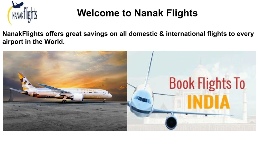 welcome to nanak flights