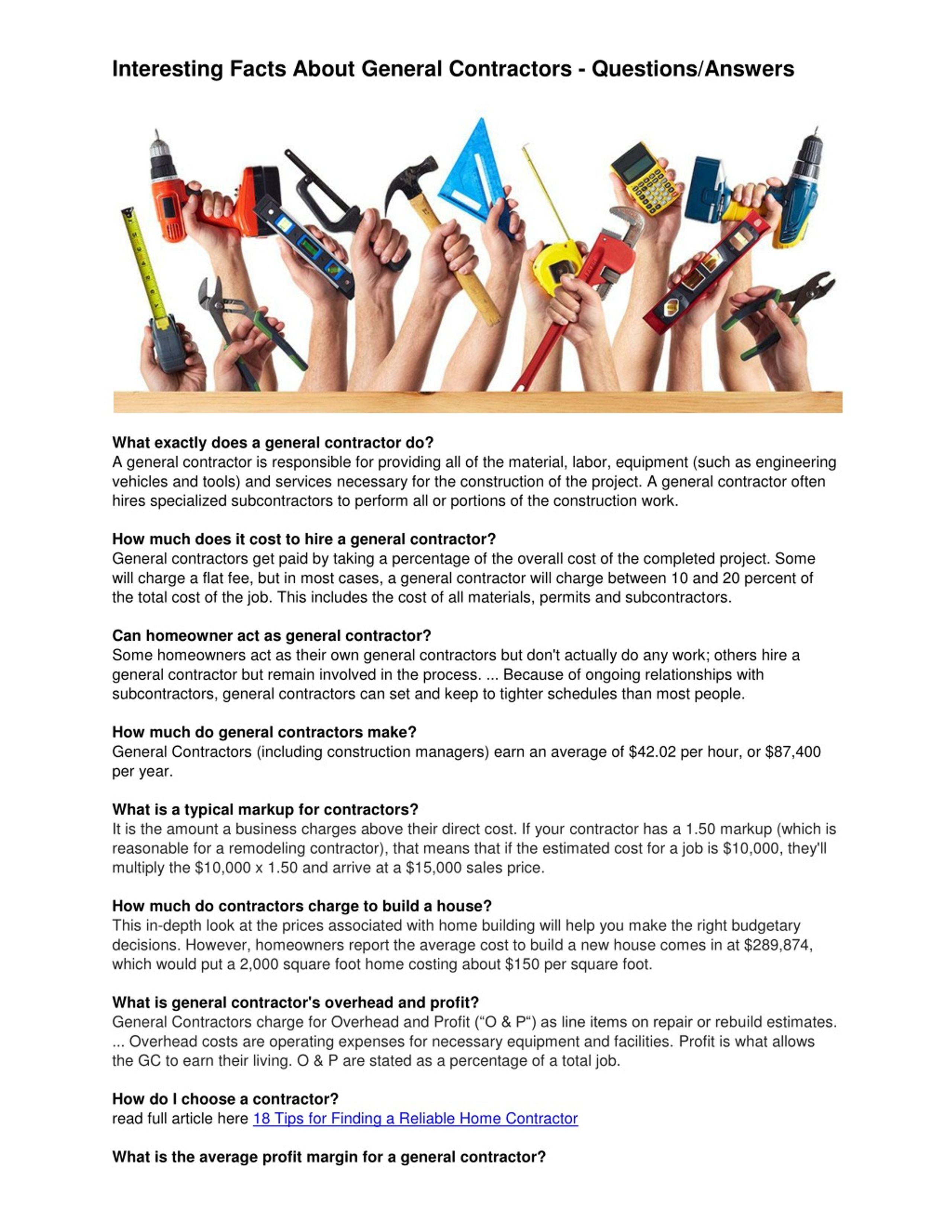 Interesting Info About General Contractors In Michiganfeed