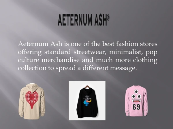 Streetwear Clothing Stores