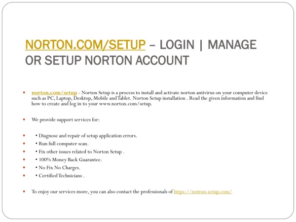 norton com setup login manage or setup norton account