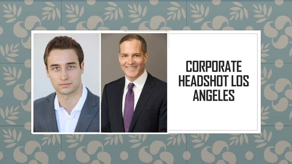 corporate headshot los angeles