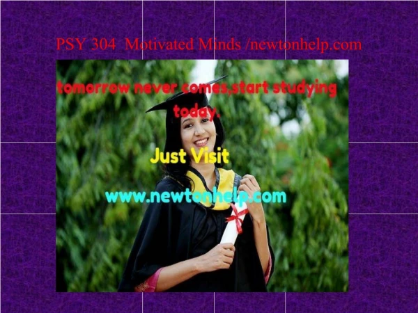 psy 304 motivated minds newtonhelp com