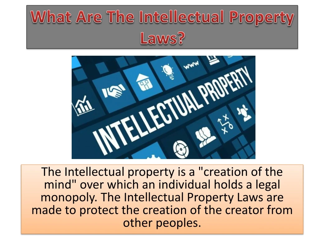 what are the intellectual property laws