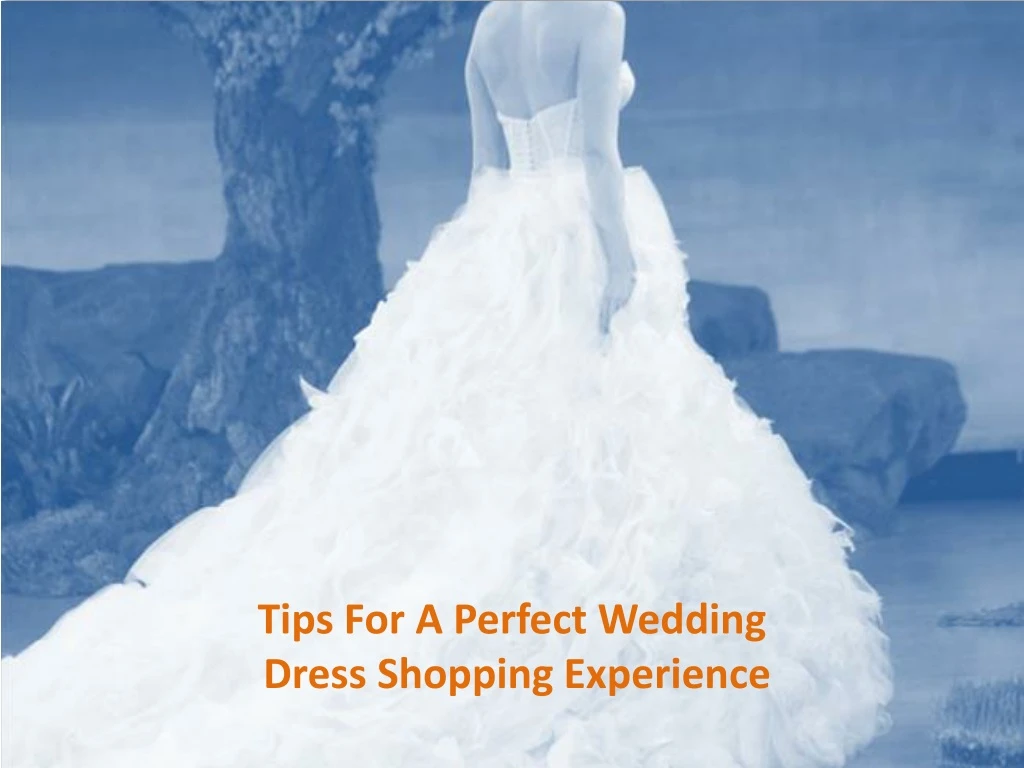 tips for a perfect wedding dress shopping