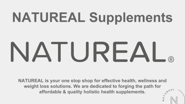 All Natural Supplements - NATUREAL