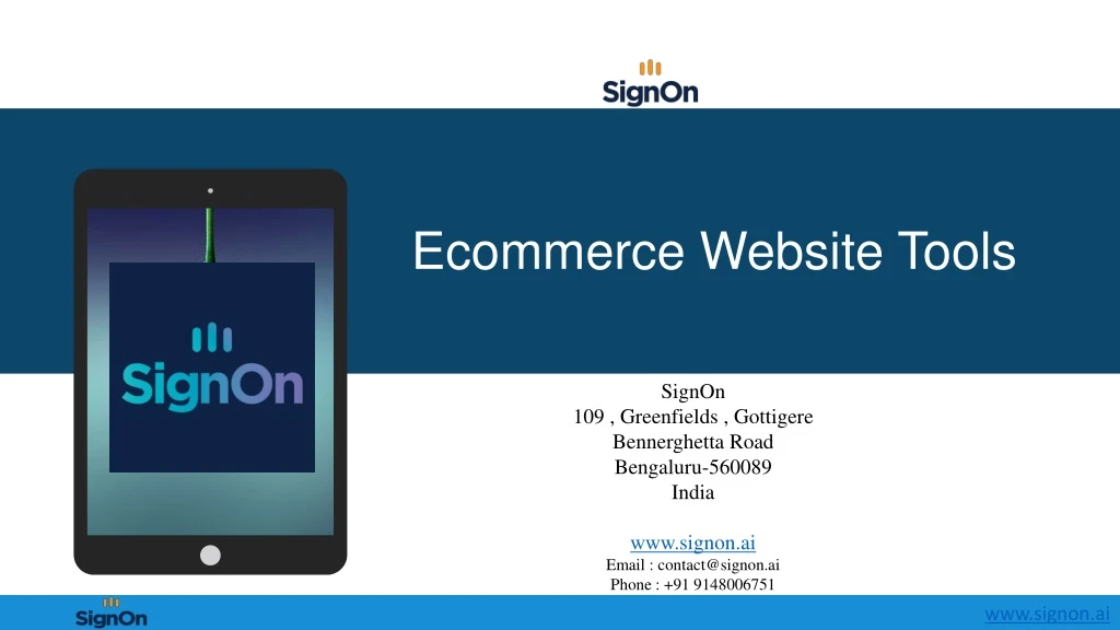 ecommerce website tools