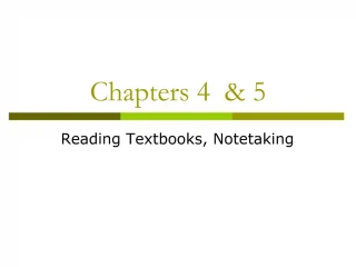 dissertation chapters 4 and 5