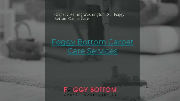 Best Carpet Cleaning DC