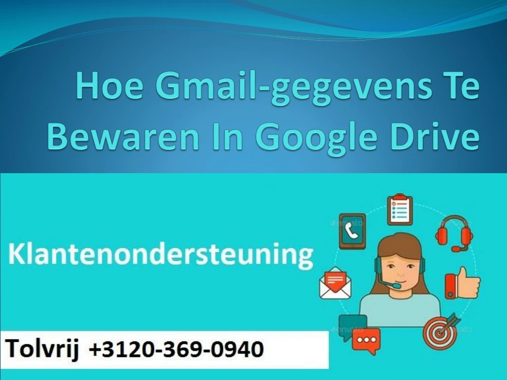 hoe gmail gegevens te bewaren in google drive