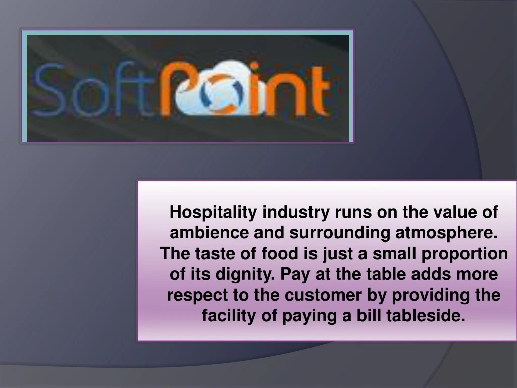 hospitality industry runs on the value