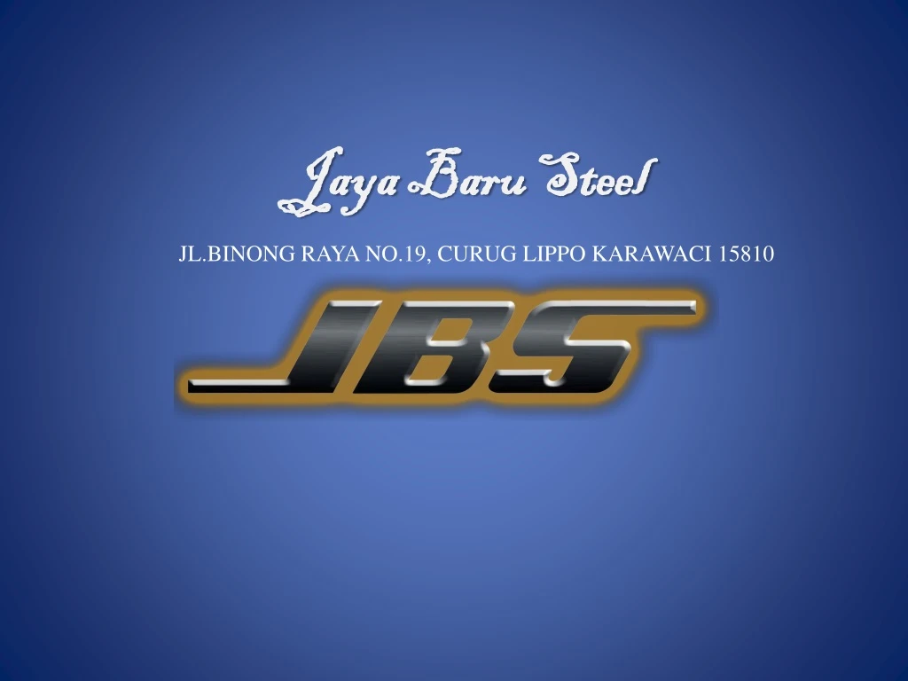 jaya baru steel