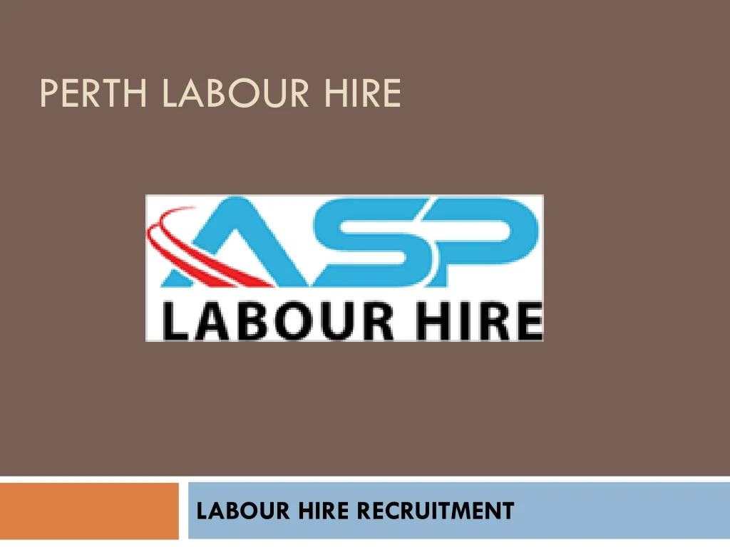 perth labour hire