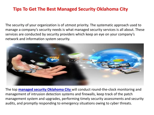 Get The Best Managed Security Oklahoma City