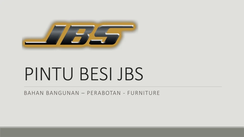 pintu besi jbs