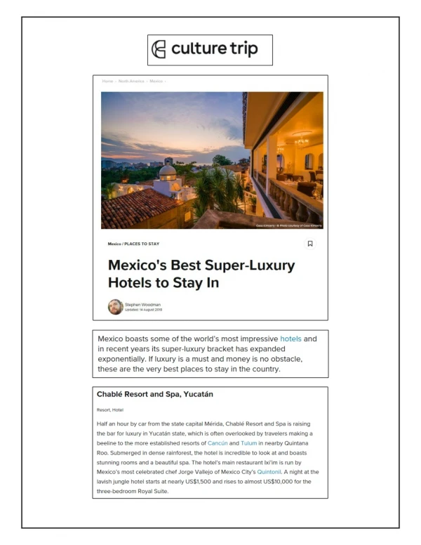 Mexico's best super-luxury hotels to stay in