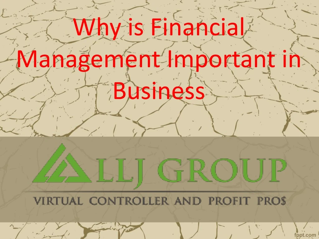 why is financial management important in business