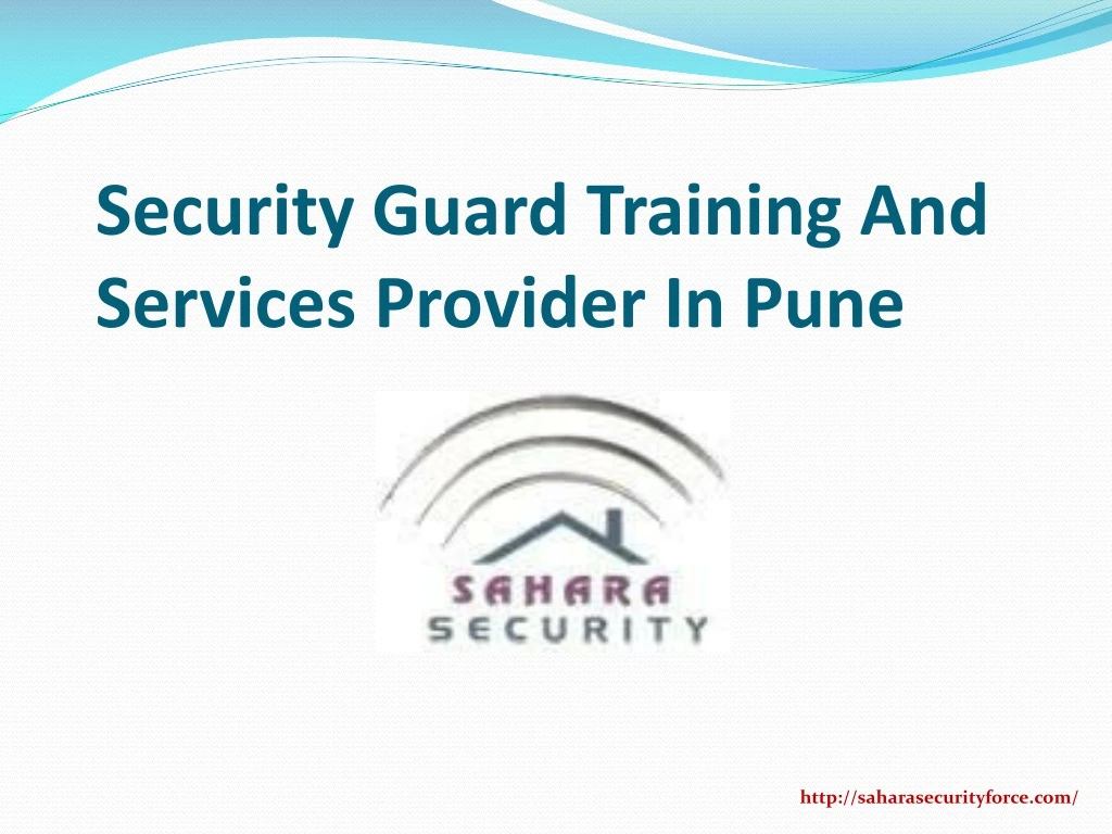 security guard training and services provider in pune