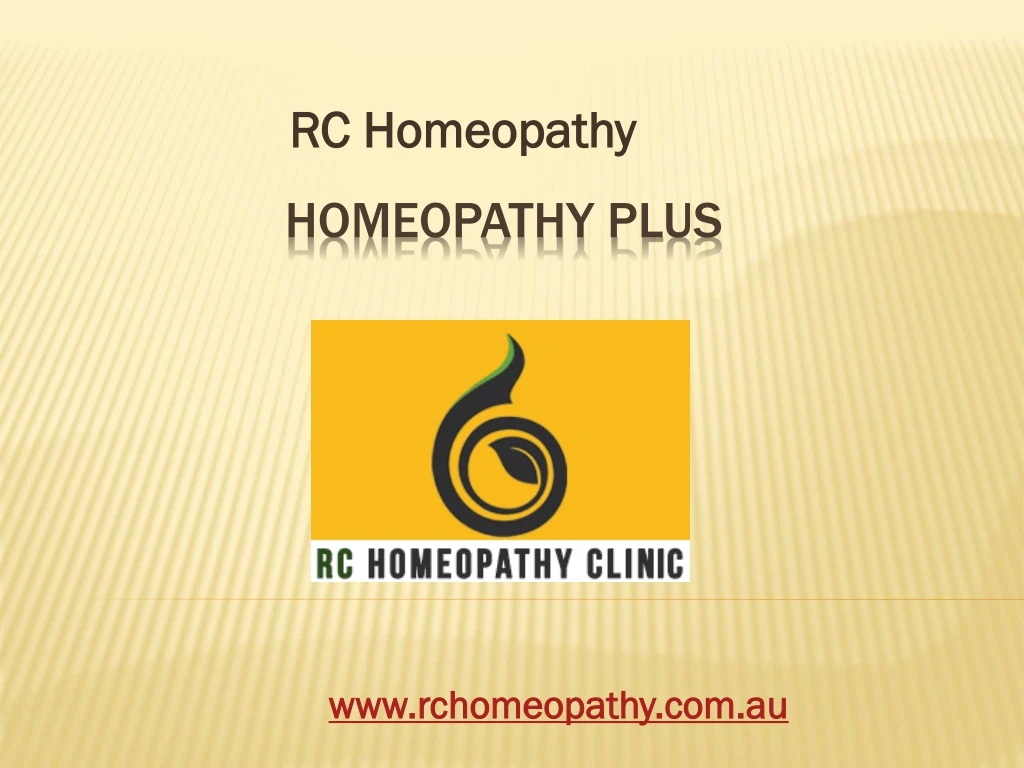 rc homeopathy