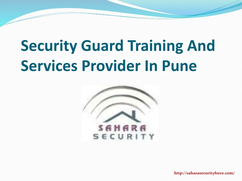 security guard training and services provider