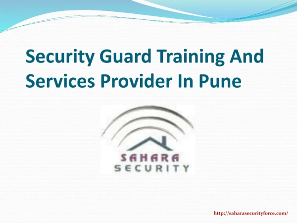 Services / agencies In Pune, Maharashtra | Security Guard Company