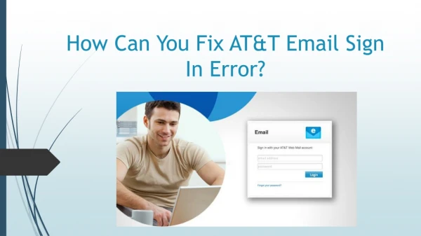 How Can You Fix AT&T Email Sign In Error?