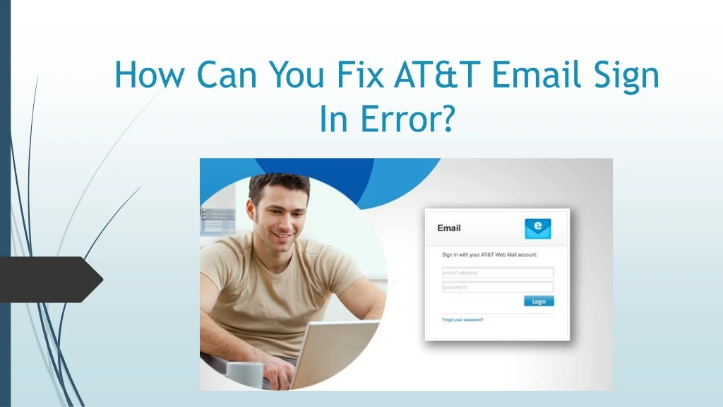 how can you fix at t email sign in error