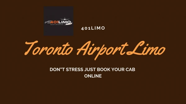 Toronto Airport Limo | 401limo