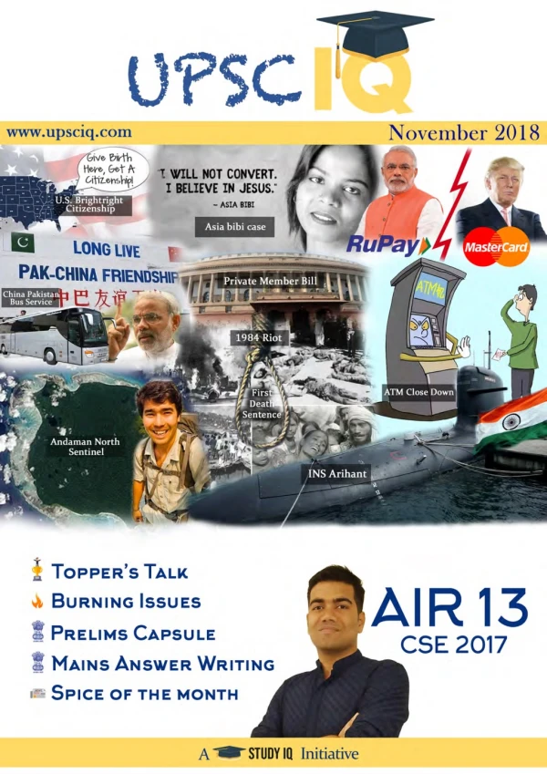 November Month UPSC magazine in English Free PDF
