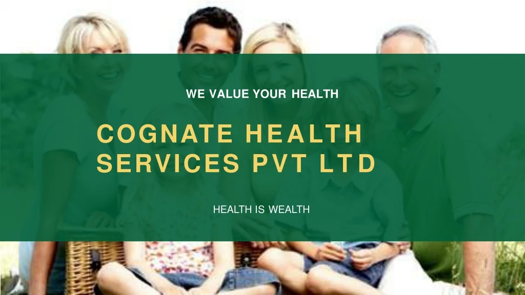we value your health