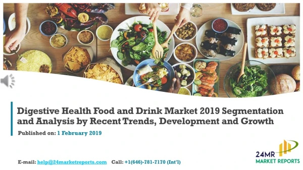 Digestive Health Food and Drink Market Research Report 2019