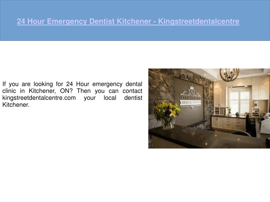 24 hour emergency dentist kitchener