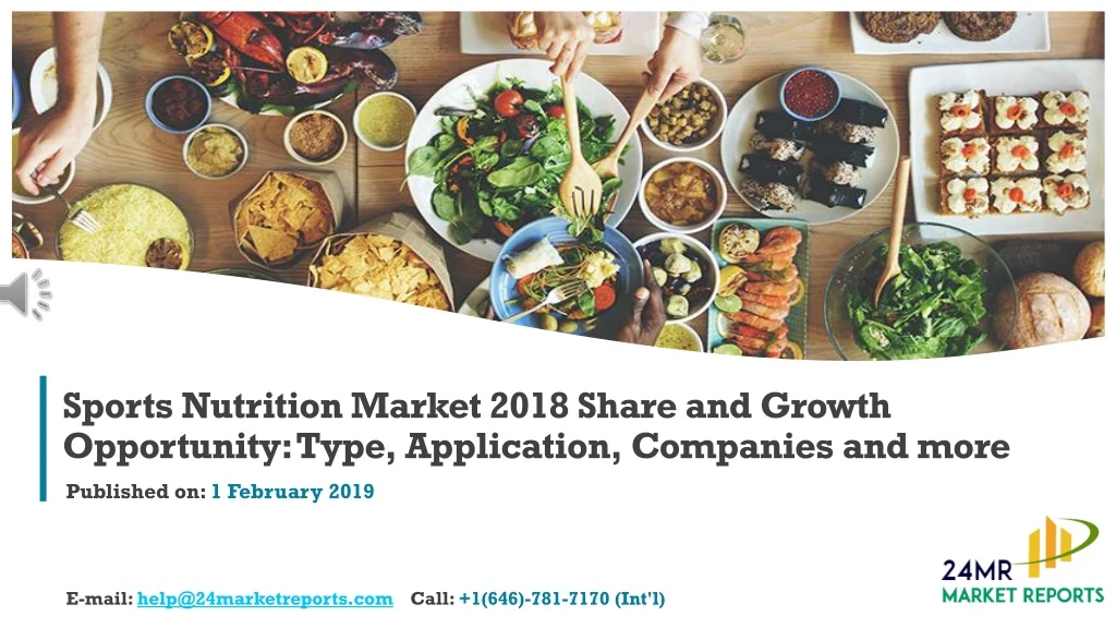 sports nutrition market 2018 share and growth opportunity type application companies and more
