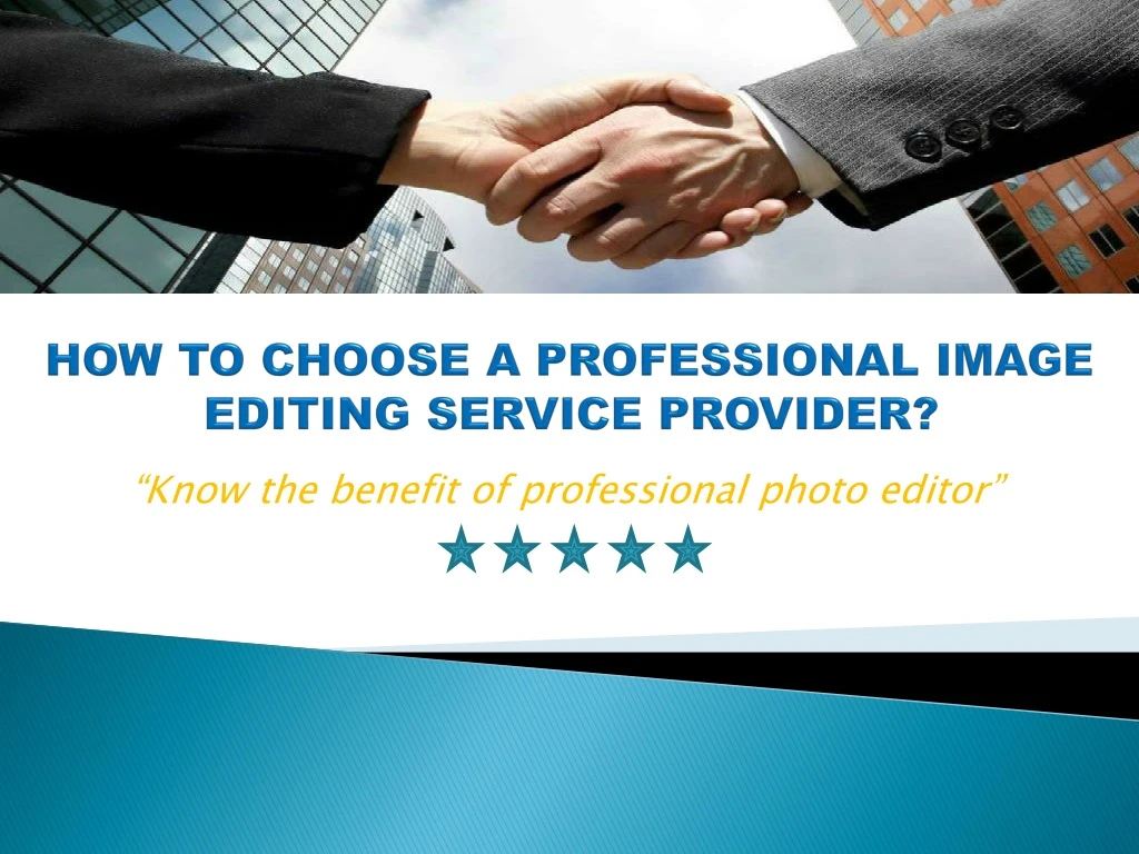 how to choose a professional image editing service provider